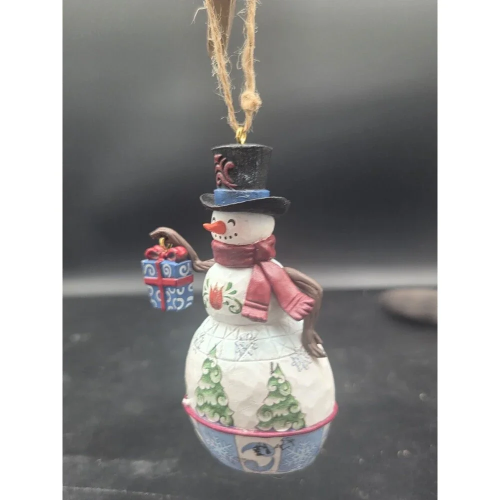 Jim Shore Kohls Snowman Christmas Ornament